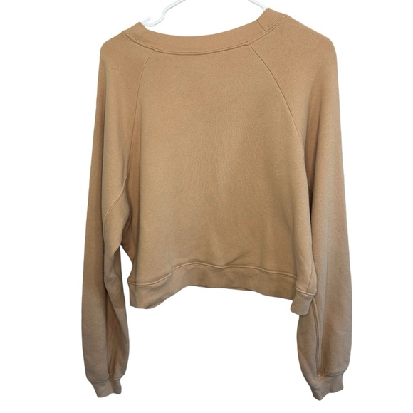 Dutch Bros MEDIUM VINTAGE Peach Cropped Sweatshirt DB 1992 - Picture 2 of 5